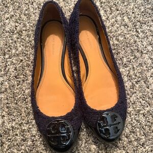 Tory Burch Women's Navy and Black Flats